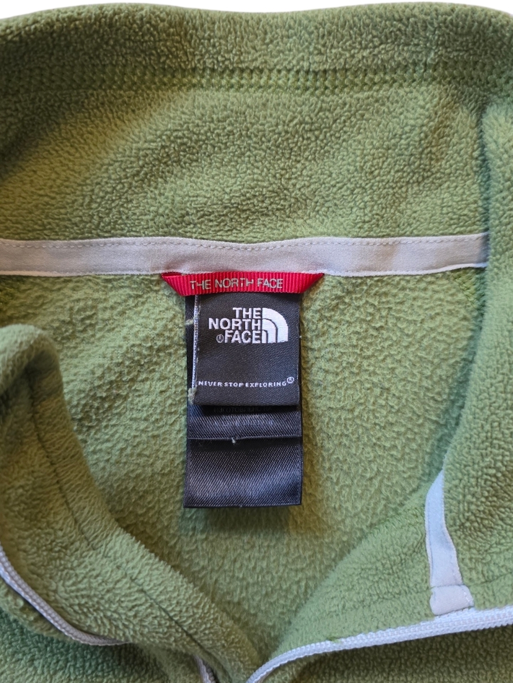 ​The North Face Small Green TKA 100 1/4 Zip Fleece Pullover - Picture 4 of 8
